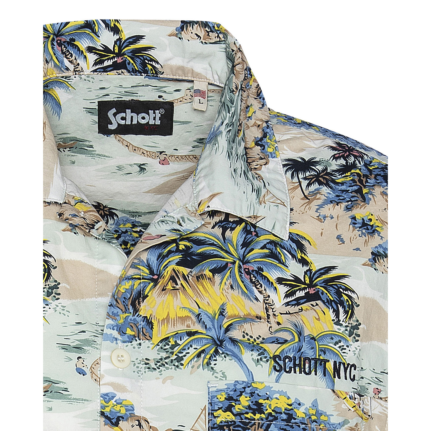 CAMICIA HAWAIANA SCHOTT HAWAI