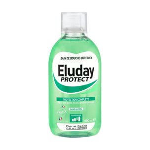 Eluday Protect - Bain de bouche quotidien protection complète 500 ml