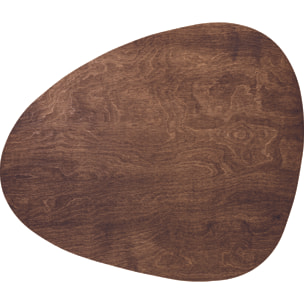 VINILIKO, set de 4 individuales de mesa Forma madera nogal 4u-40x47 cm