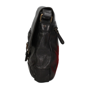 Borsa a tracolla  da uomo In Vera pelle Made in Italy 26x31x8 cm