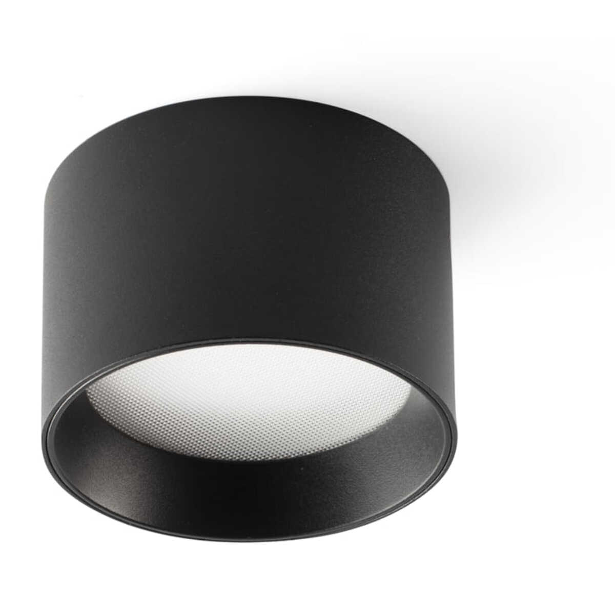 MIZU Lampada plafoniera nera 8W