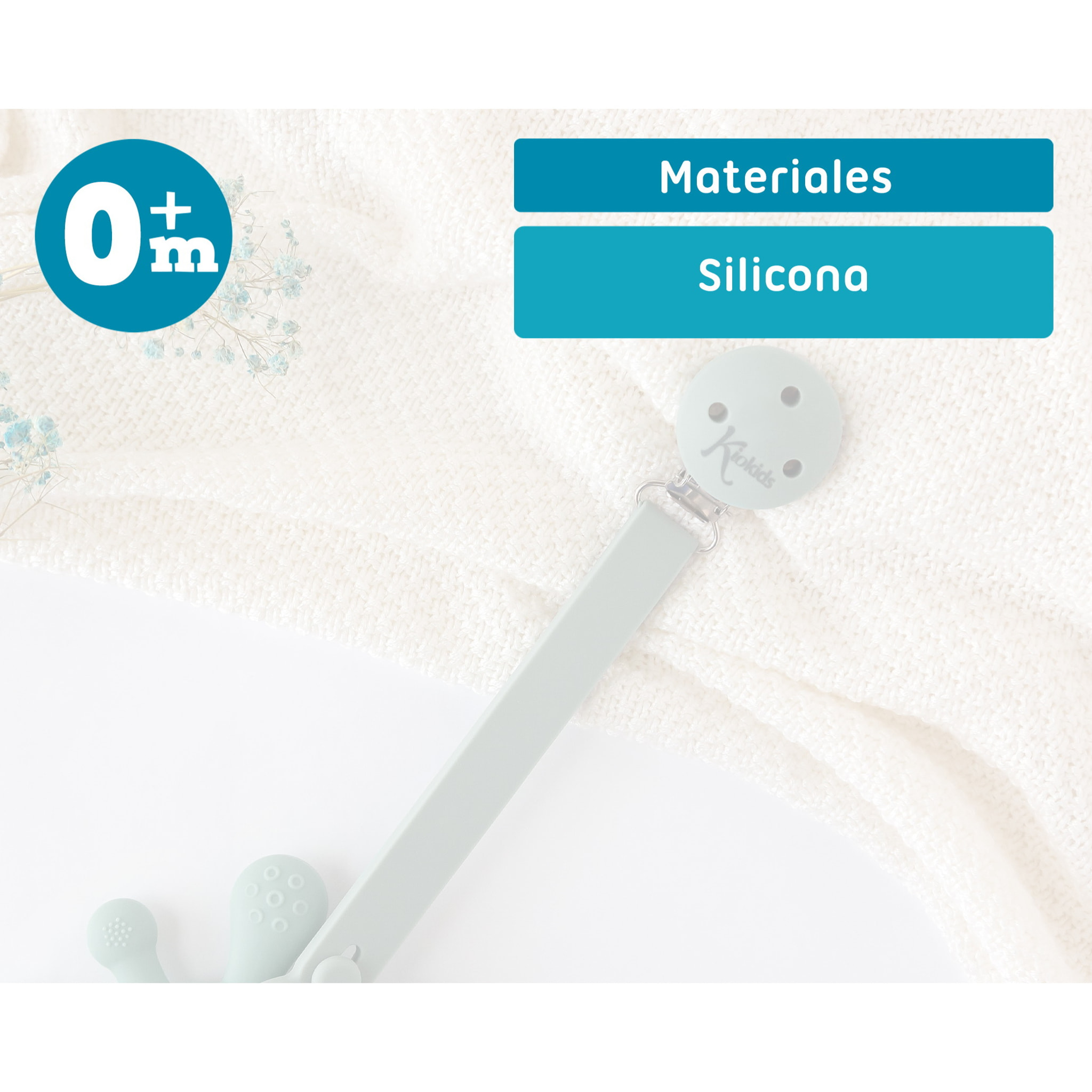 SUJETACHUPETES PINZA SILICONA SAGE