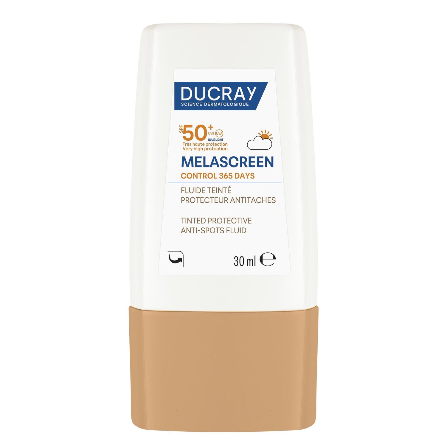 Melascreen Control 365 jours - Fluide solaire teinté 30 ml