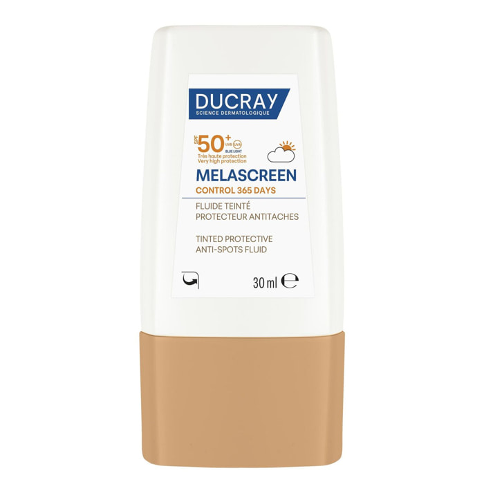 Melascreen Control 365 jours - Fluide solaire teinté 30 ml
