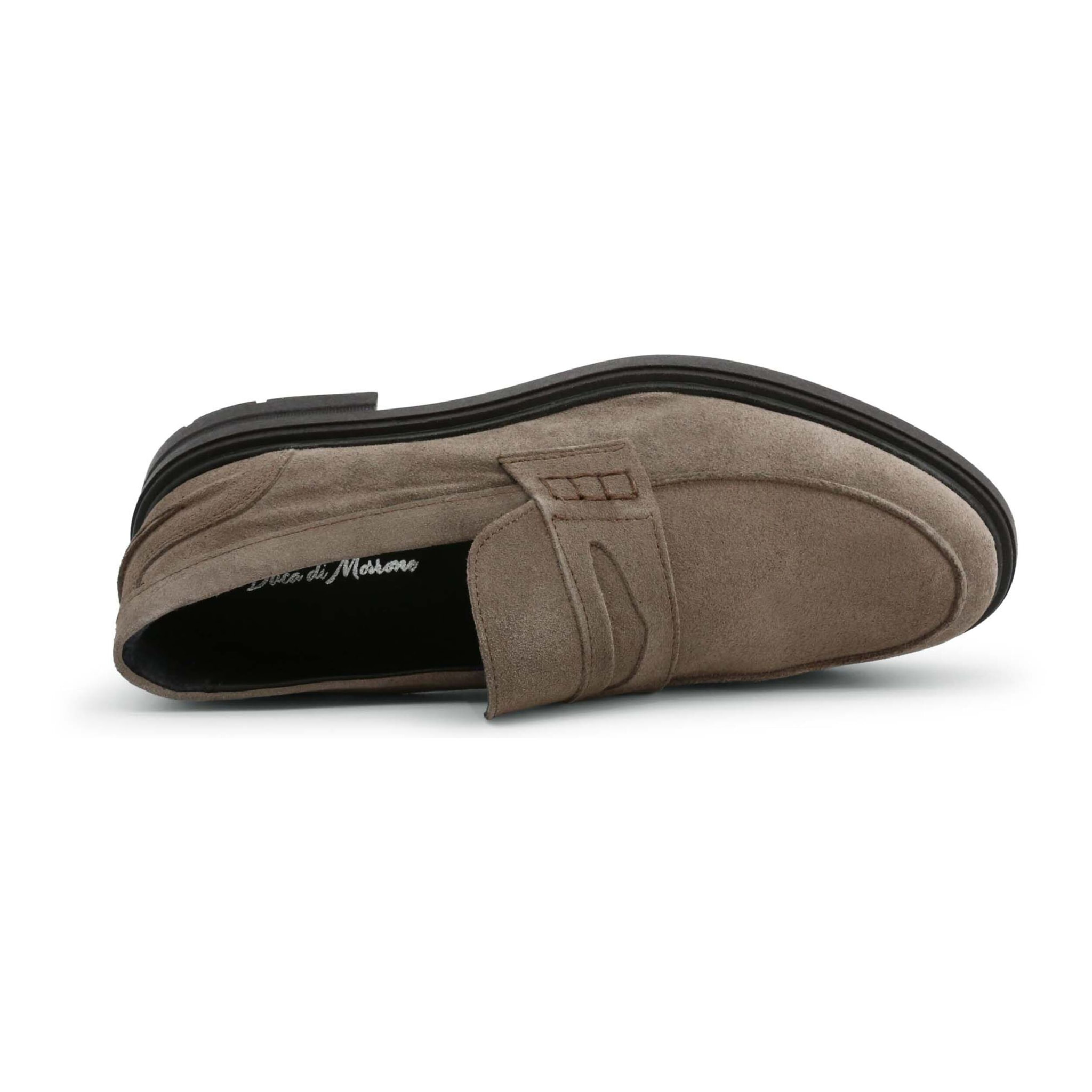 Zapatos Loafers para Hombre - Duca di Morrone Lupo Suede Taupe