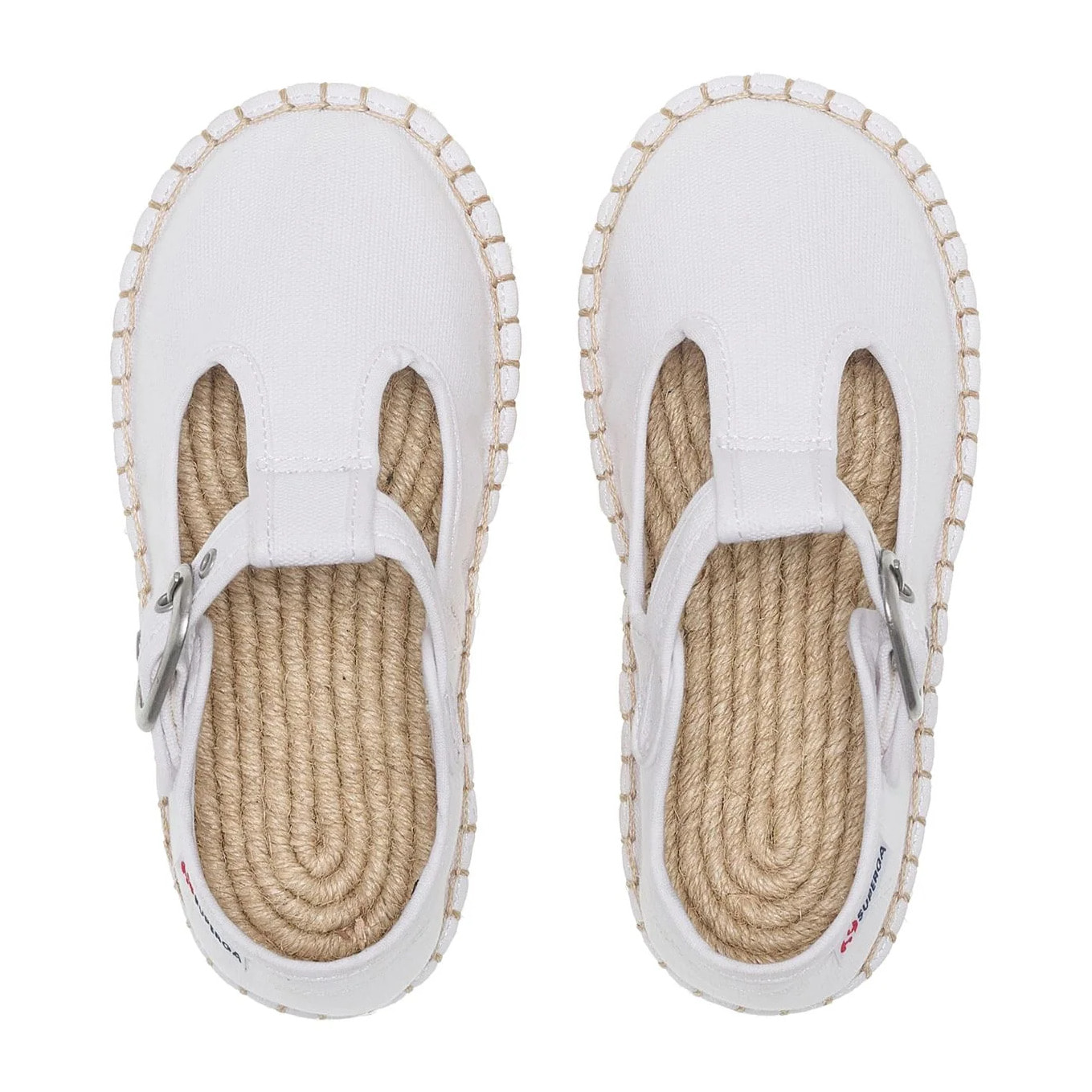 Superga - Alpargatas Niña Blanco - 3010 MARY JANE KIDS ESPADRILLAS
