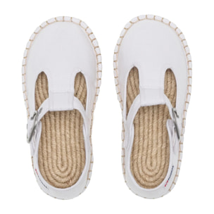 Superga - Alpargatas Niña Blanco - 3010 MARY JANE KIDS ESPADRILLAS