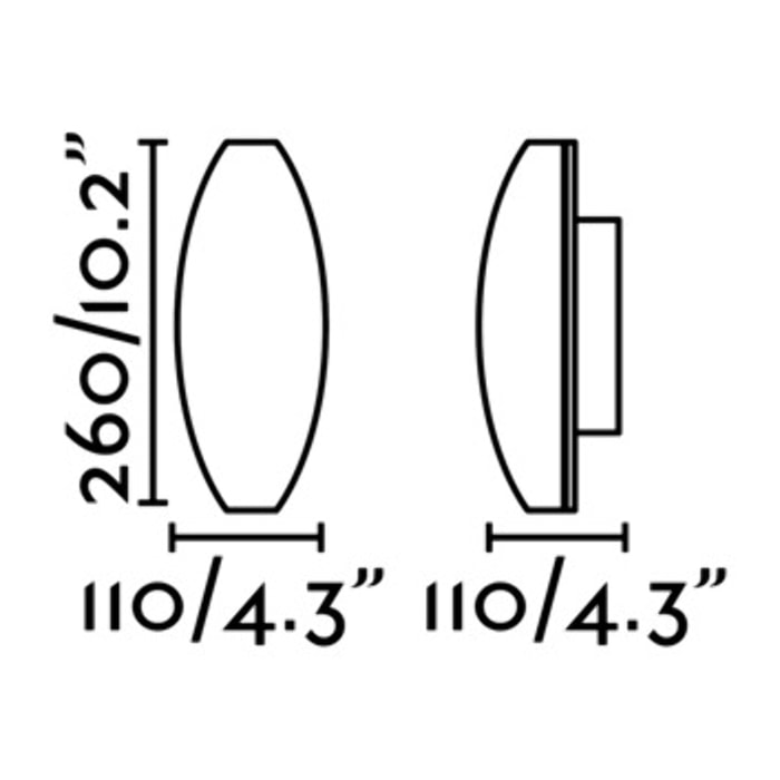 BACO Aplique LED blanco