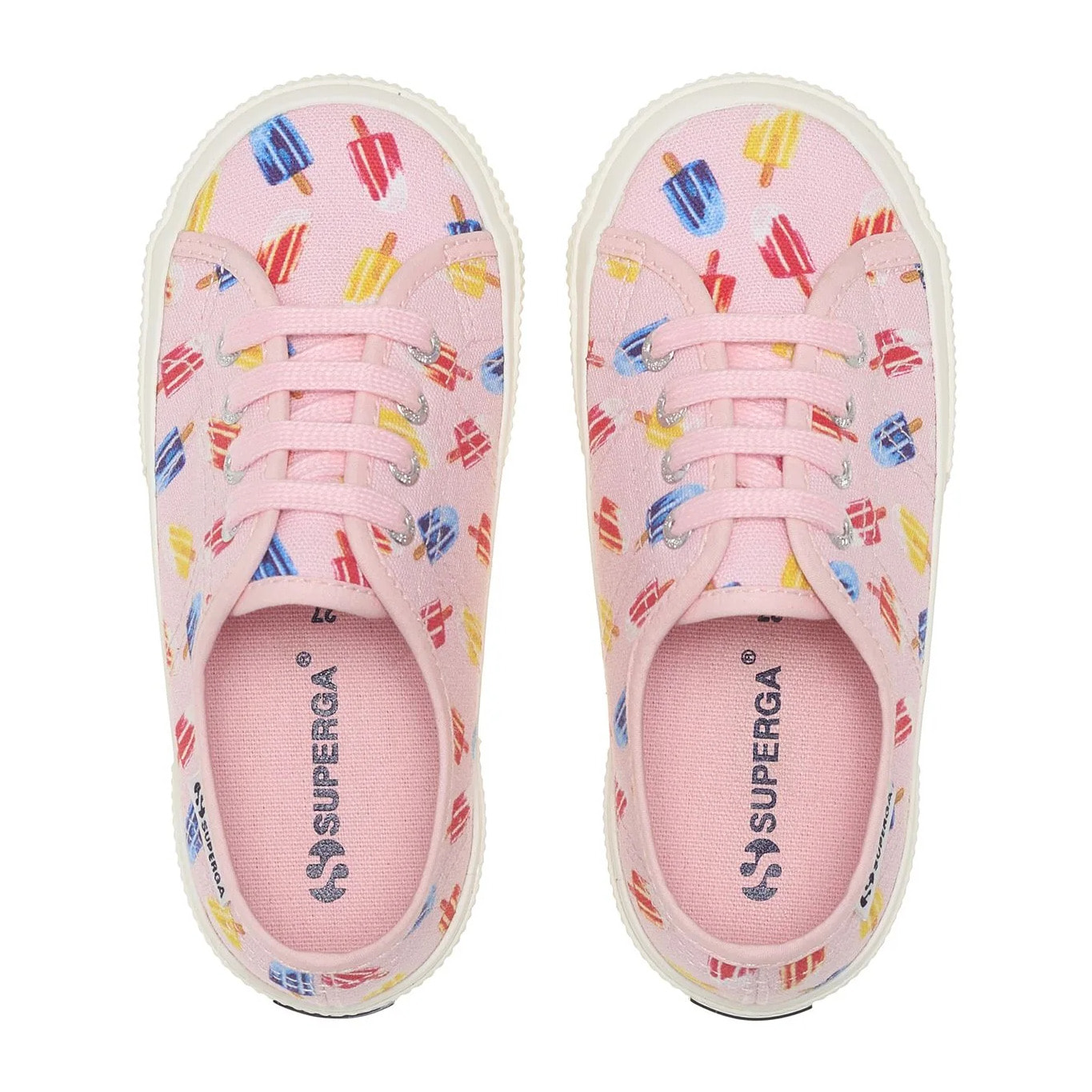Le Superga Bambino/a Rosa 3750 Kids Ice Lolly Print Leggera