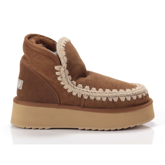 Boots Mou MINI ESKIMO PLAT Marrone