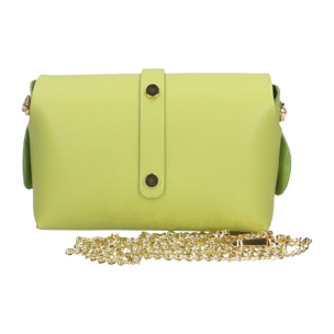 Chicca Borse Borsetta Clutch Verde