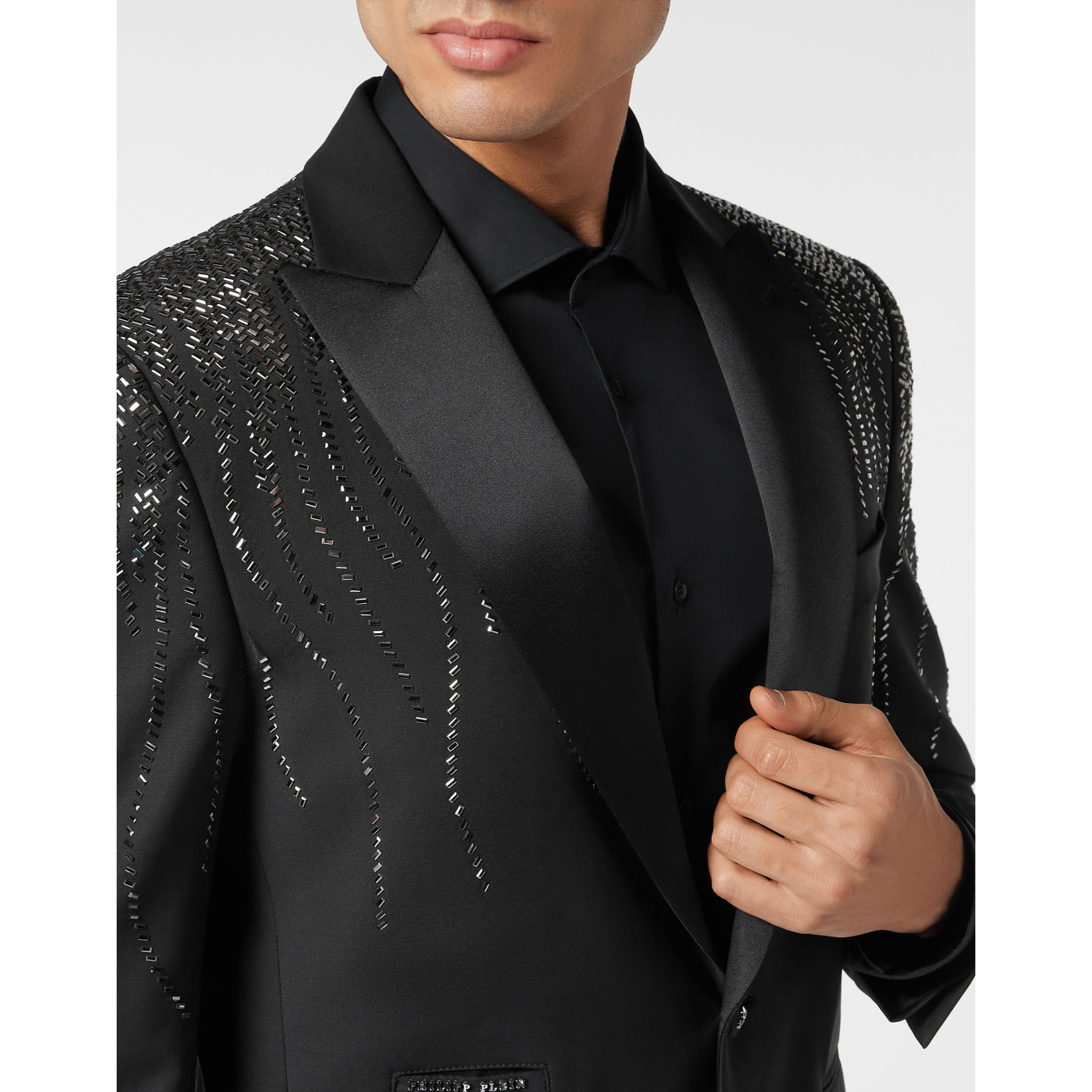 PHILIPP PLEIN One-Button Blazer Slim Fit