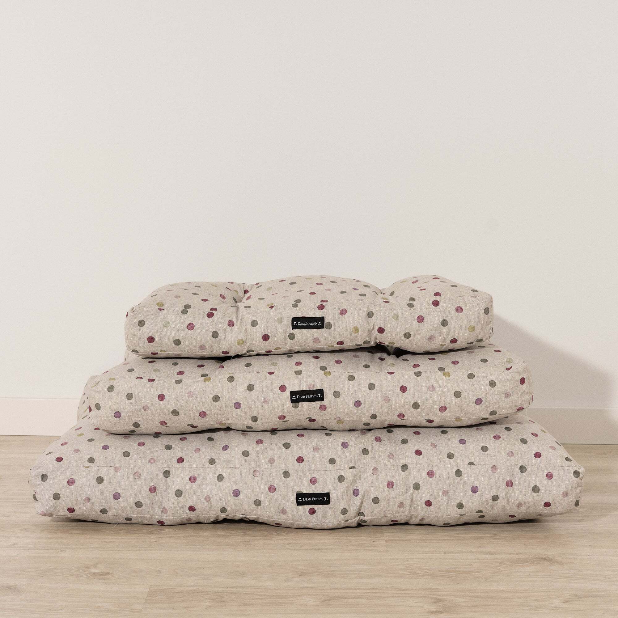 Lit épais et rembourré pour chiens et chats, 100 % coton anti-taches, pour animaux 0119-19