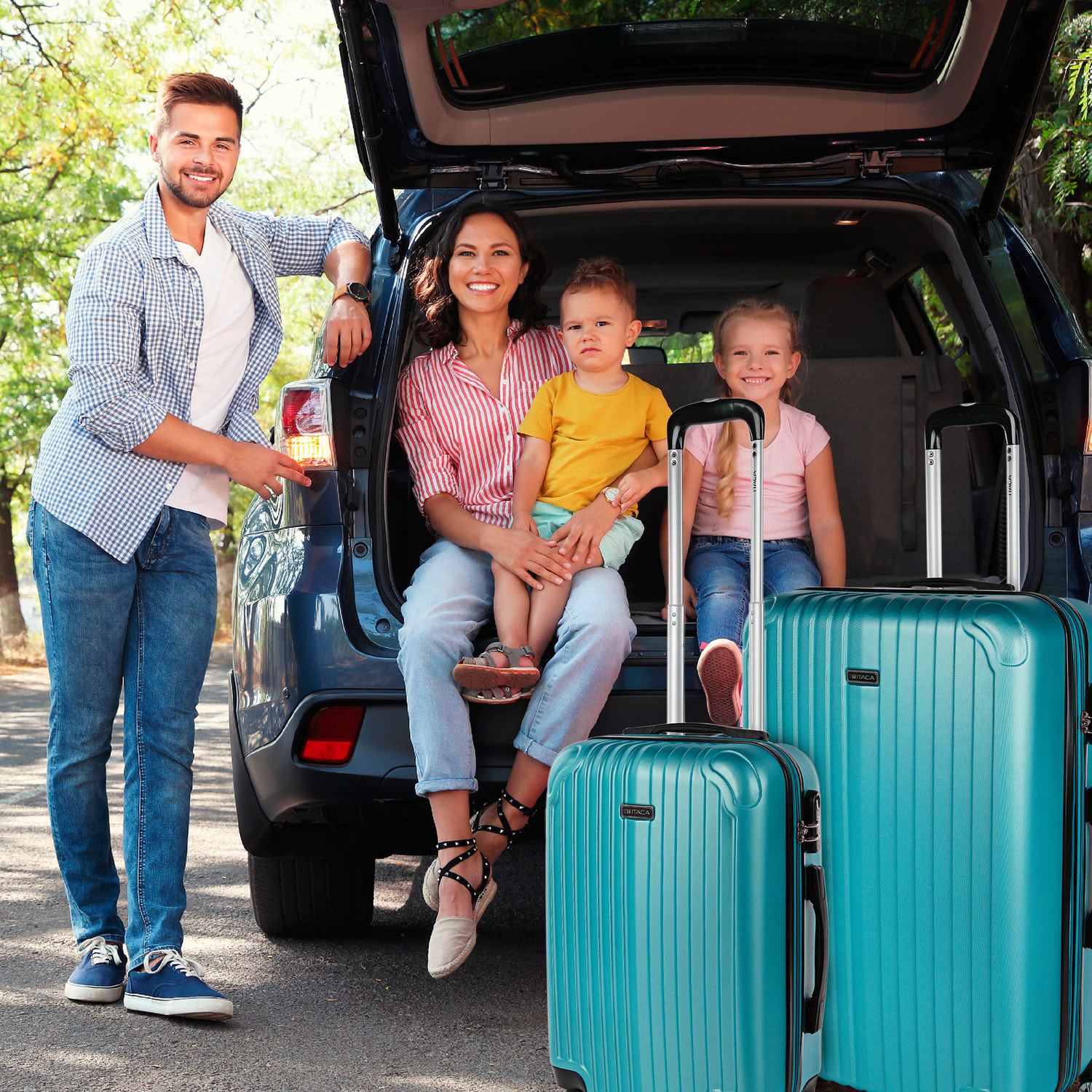 Maleta Itaca Sevron Verde Menta