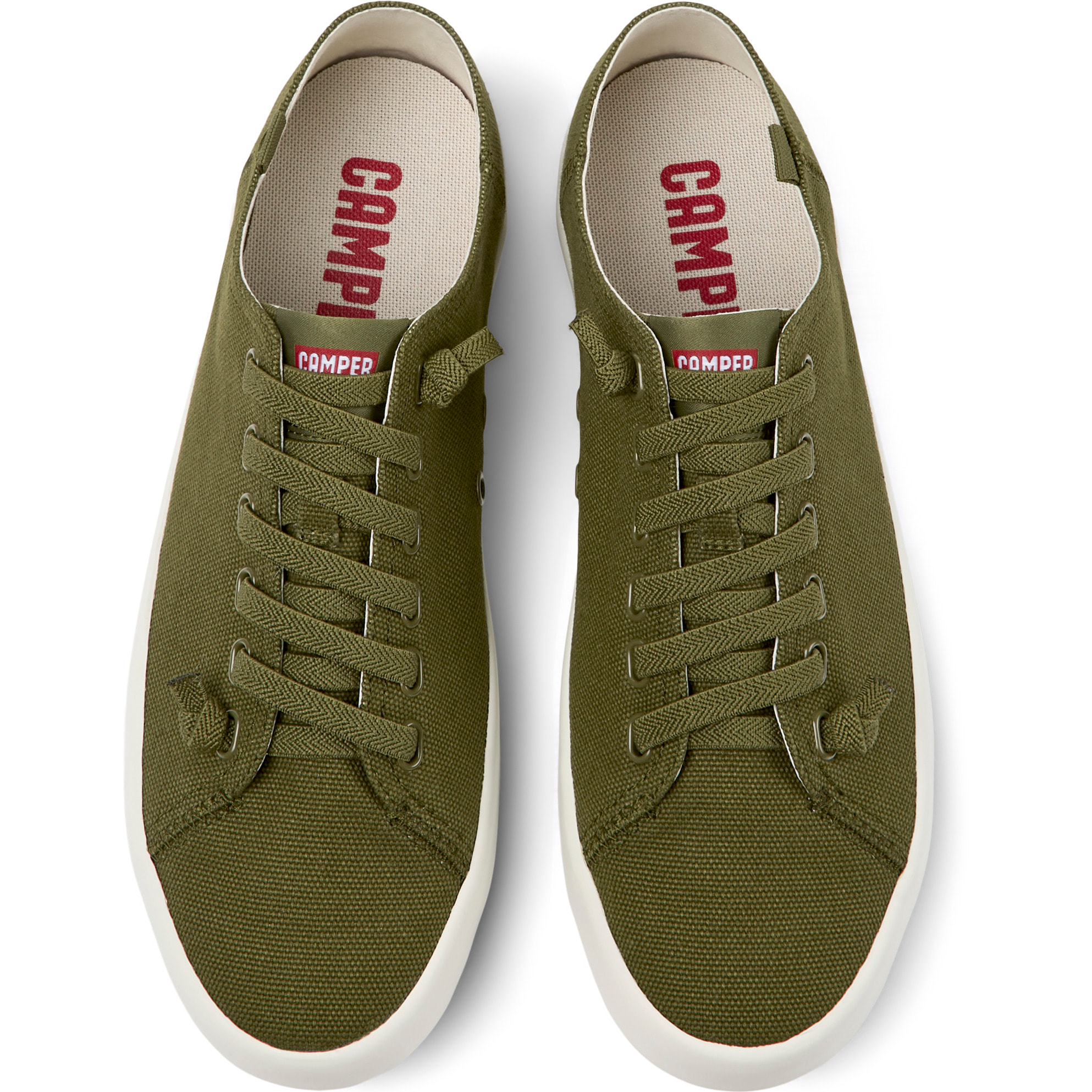 Sneakers - CAMPER Andratx - Verde - Tessuto naturale