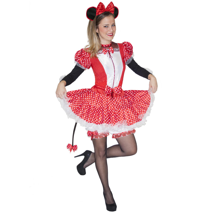 Costume Topina Pretty Mouse Costume Donna