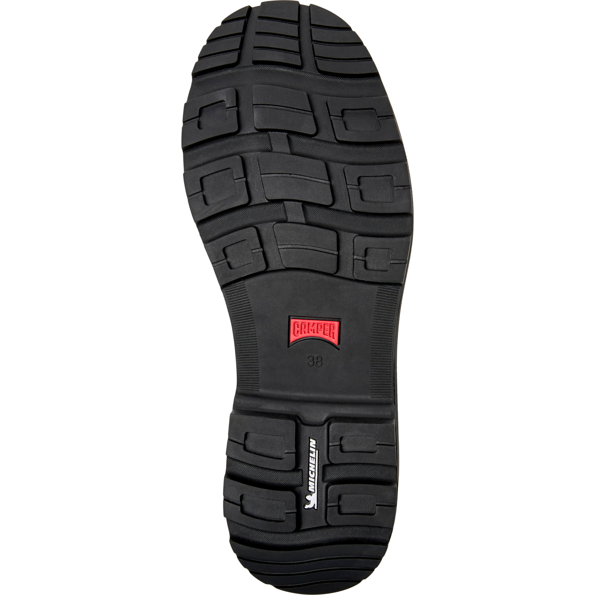 Botines - CAMPER Brutus Trek - Negro - Cuero Nubuck