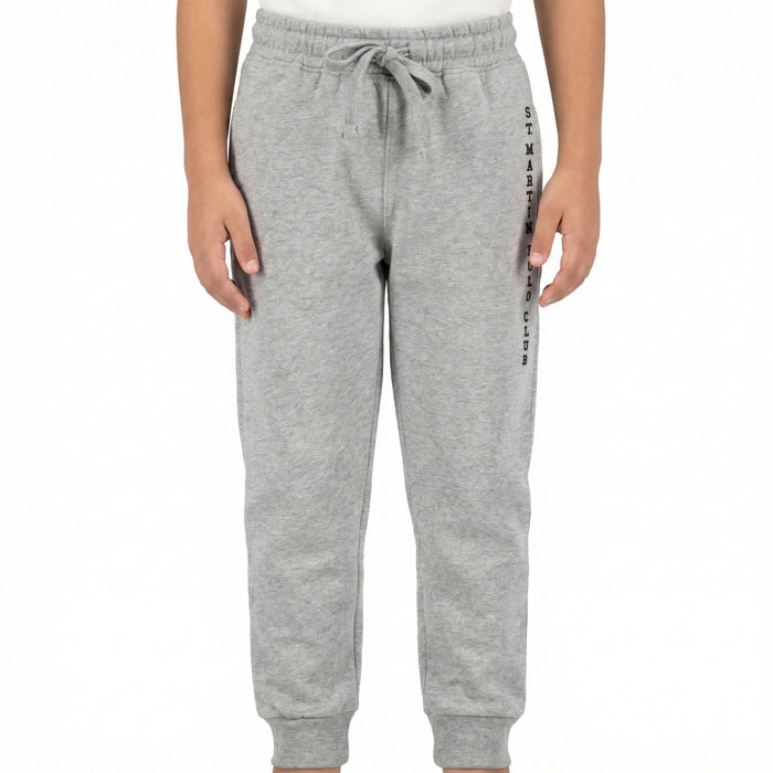 Pantalone felpa con logo stampato inside brushed