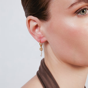 Pendientes Irath acabado oro amarillo 18k