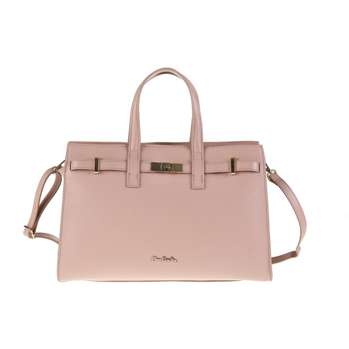 Borsa a mano da donna Made in Italy - Modello Celeste Ultra - 100% pelle - 37.5 x 24.5 x 13.0 cm