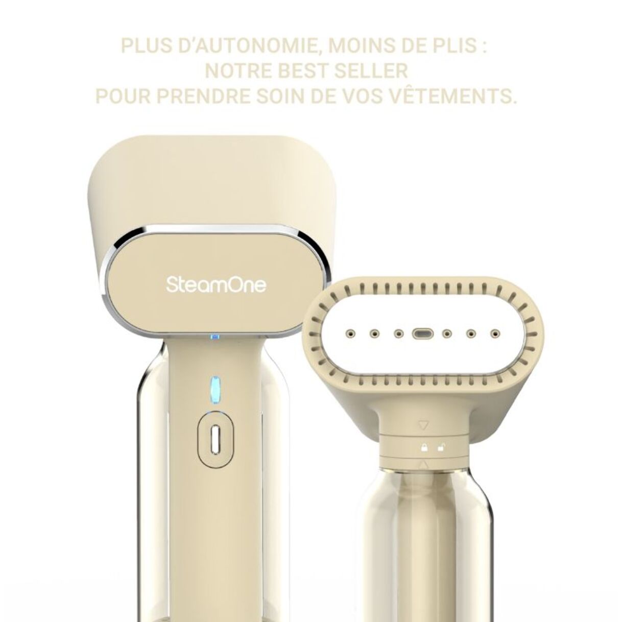 Défroisseur vapeur STEAMONE Cream 400 Karl XL Rust