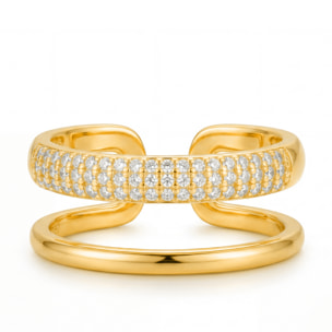 Anillo Armoshi acabado oro amarillo 18k