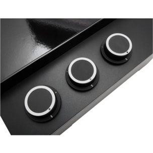 Plancha gaz FORGE ADOUR Premium Acier 75 NG noir gris 3 brûleurs à poser, 73.2x40.9 cm