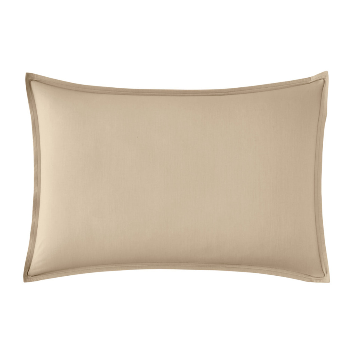 Taie d'oreiller unie en percale de coton, PREMIÈRE, Lin