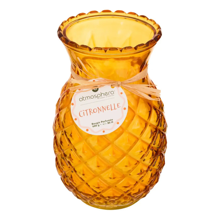 Bougie parfumée 600g Fruity citronnelle
