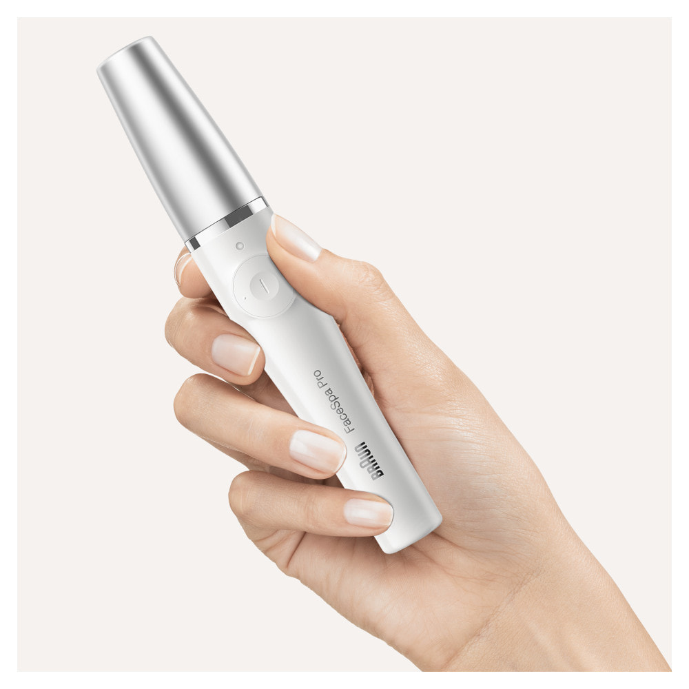 Braun Épilateur Visage Face 9 Pro - Avec Brosse Exfoliante - Blanc/Argent