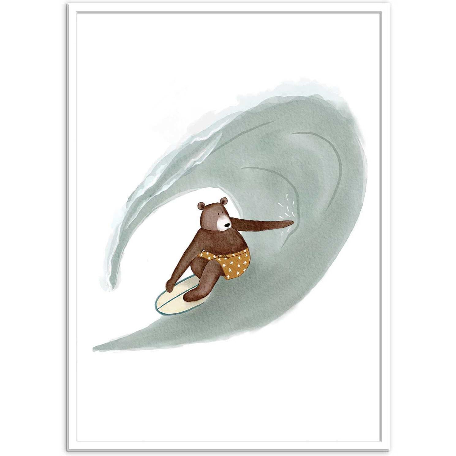 Affiche - Barnaby Surf - Urchin Bay