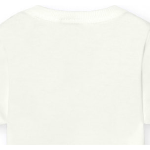 Body bebé manga corta hombro abierto