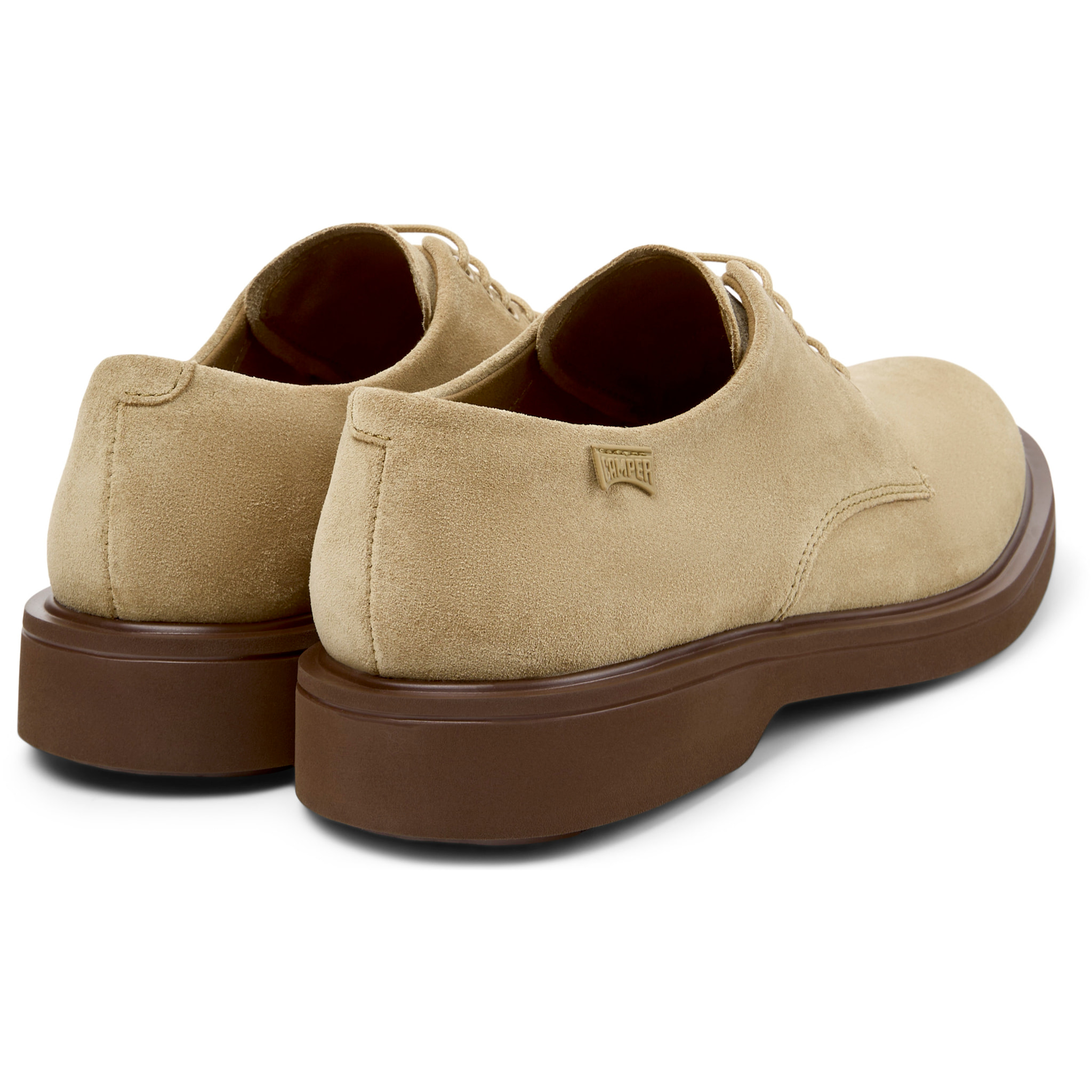 Zapatos de cordones - CAMPER Norman - Marron - Cuero de gamuza