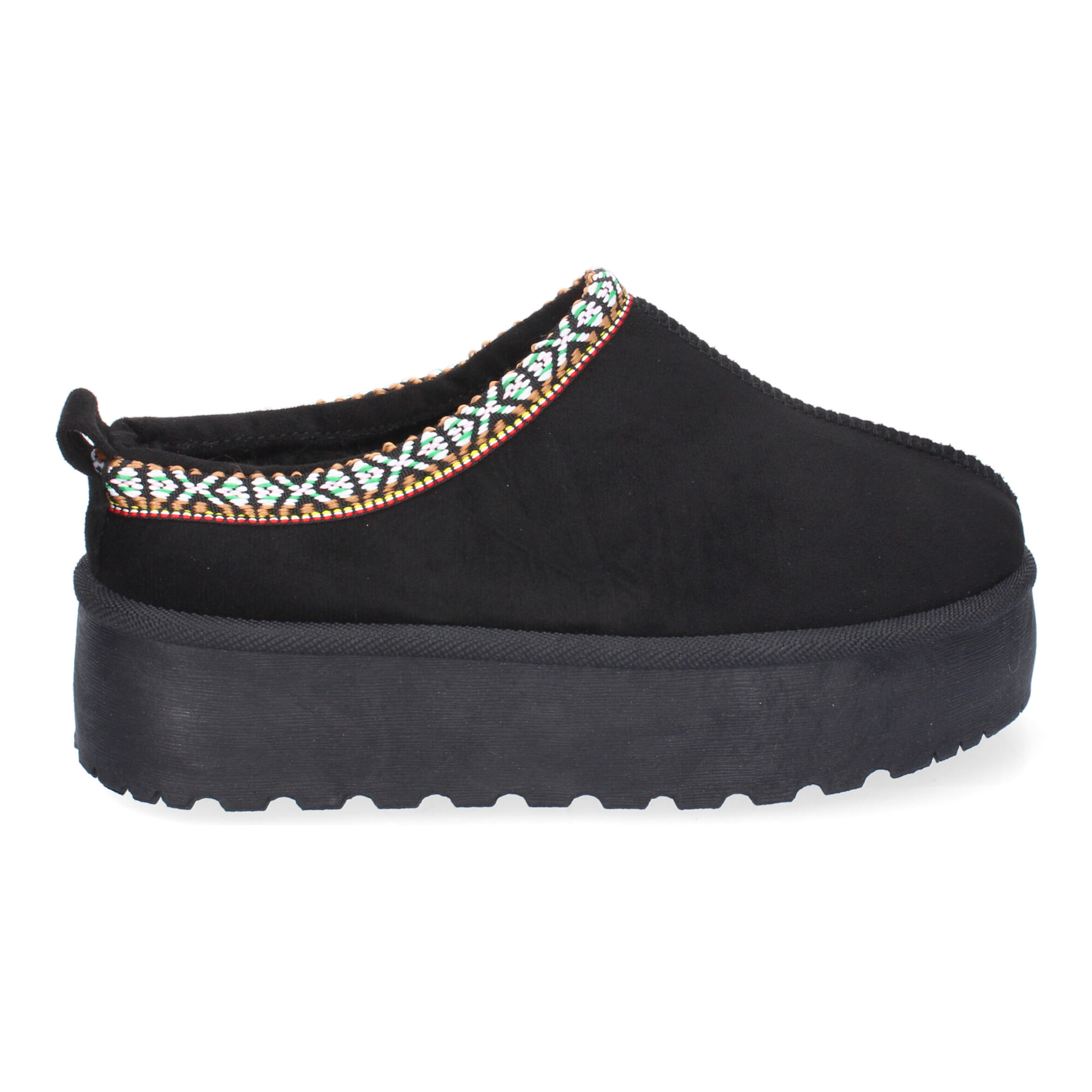 Zapatillas para Mujer de Plataforma, Bordadas, Diseño Moderno, Calidas