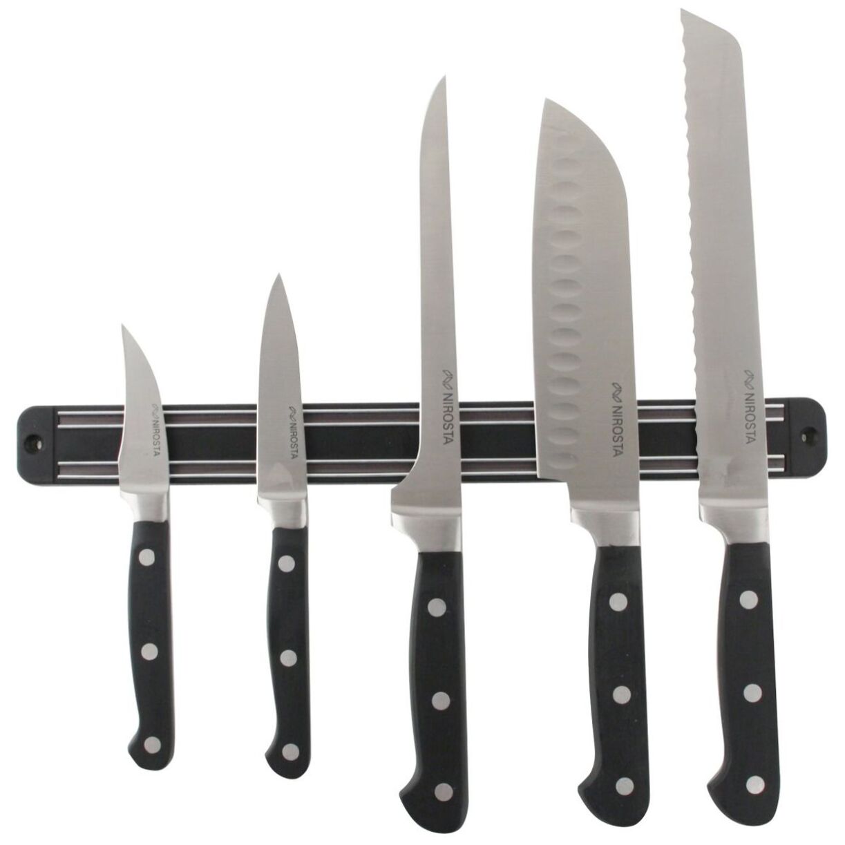 Ensemble de 2 Barres aimantées pour Couteaux et ustensiles en métal Nirosta Divers