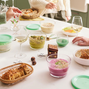 Boite de conservation 80 cl avec couvercle Eat & Joy - Luminarc