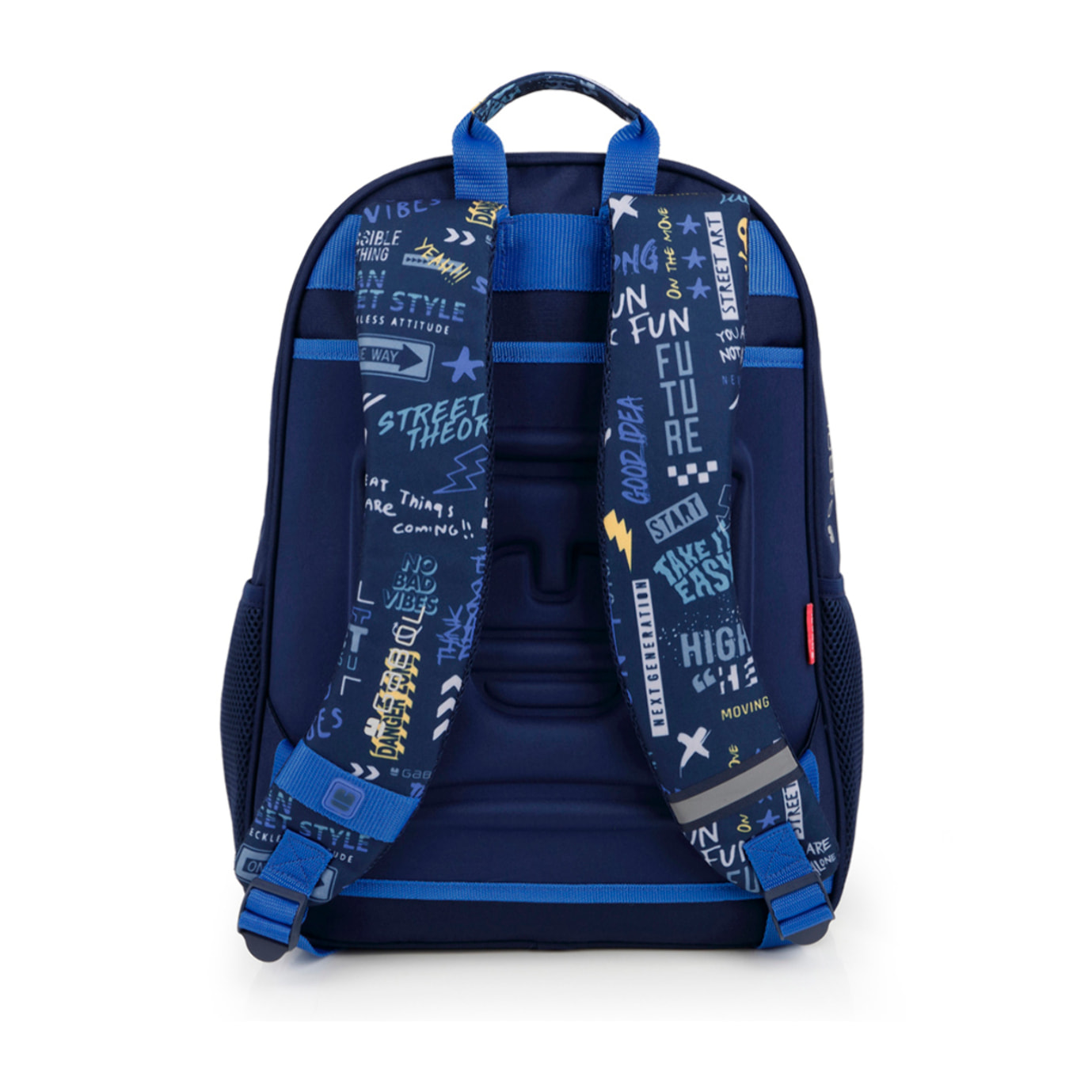 Mochila adaptable a carro Gabol SKULL azul y resistente al agua