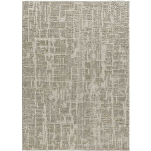 LIMA Alfombra shaggy estilo escandinavo con relieve gris claro, varias medidas disponibles