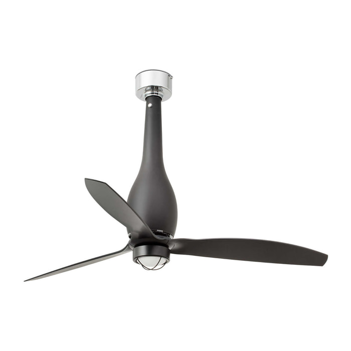 ETERFAN M LED Ventilateur noir mat DC