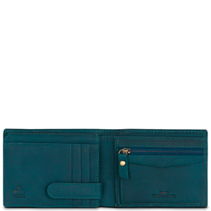 Cartera Hombre Piel Skpat Vintage Azul