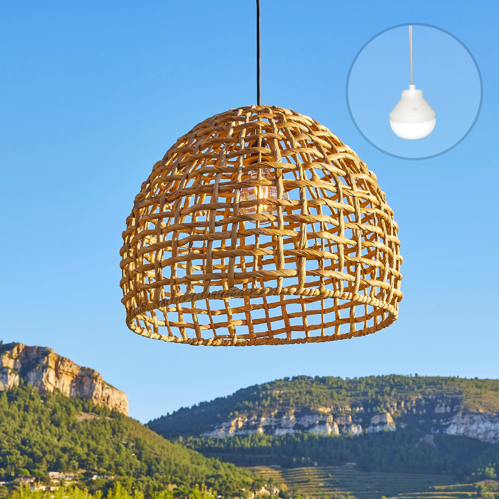 Suspension sans fil AMADEO RGB D50CM