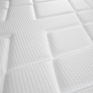Matelas Hybride Bellevue, Soutien Ferme, 24 cm, Ressorts Ensachés & Mémoire de Forme