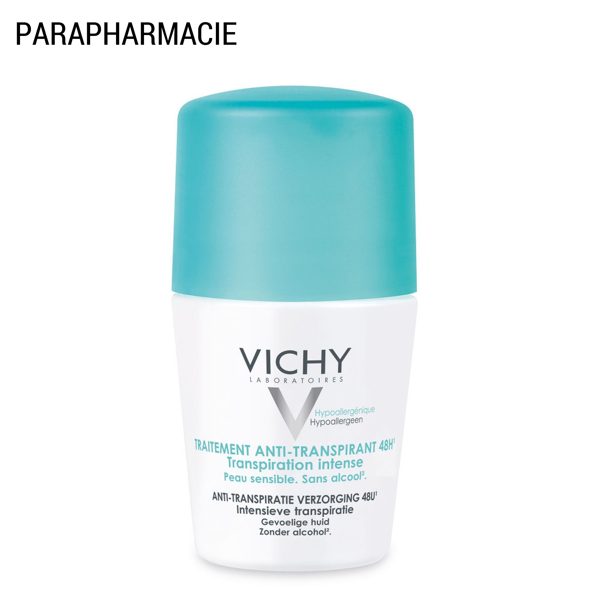 Déodorant 48h - Roll-On Anti-Transpirant - Transpiration Intense 50 ml