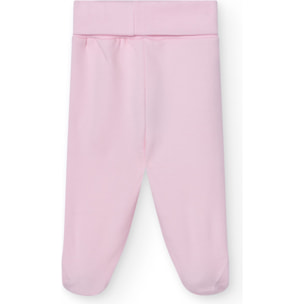 Polaina bebé algodón elástico con pies