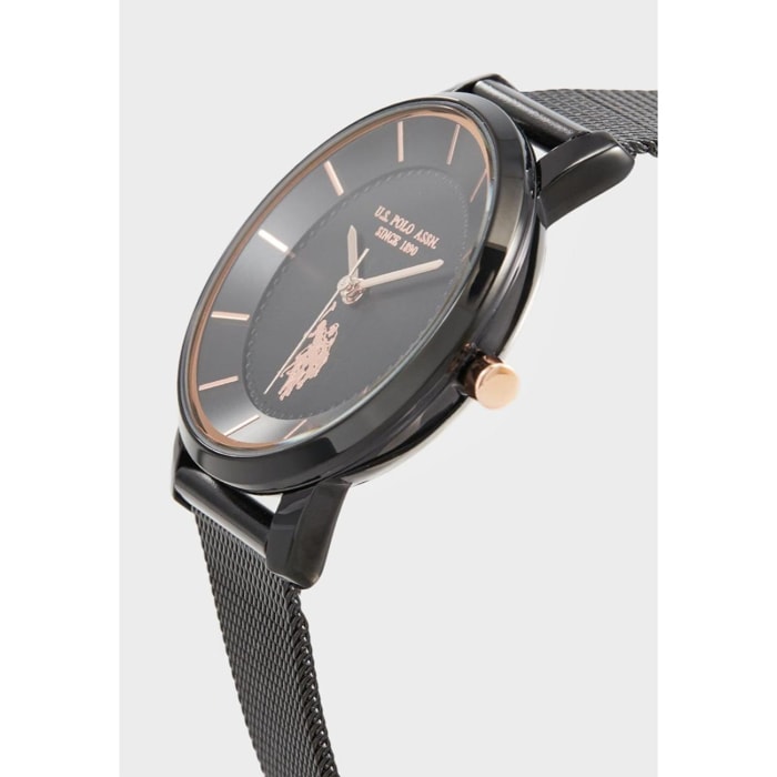 Orologio U.S. Polo Assn. In maglia milanese