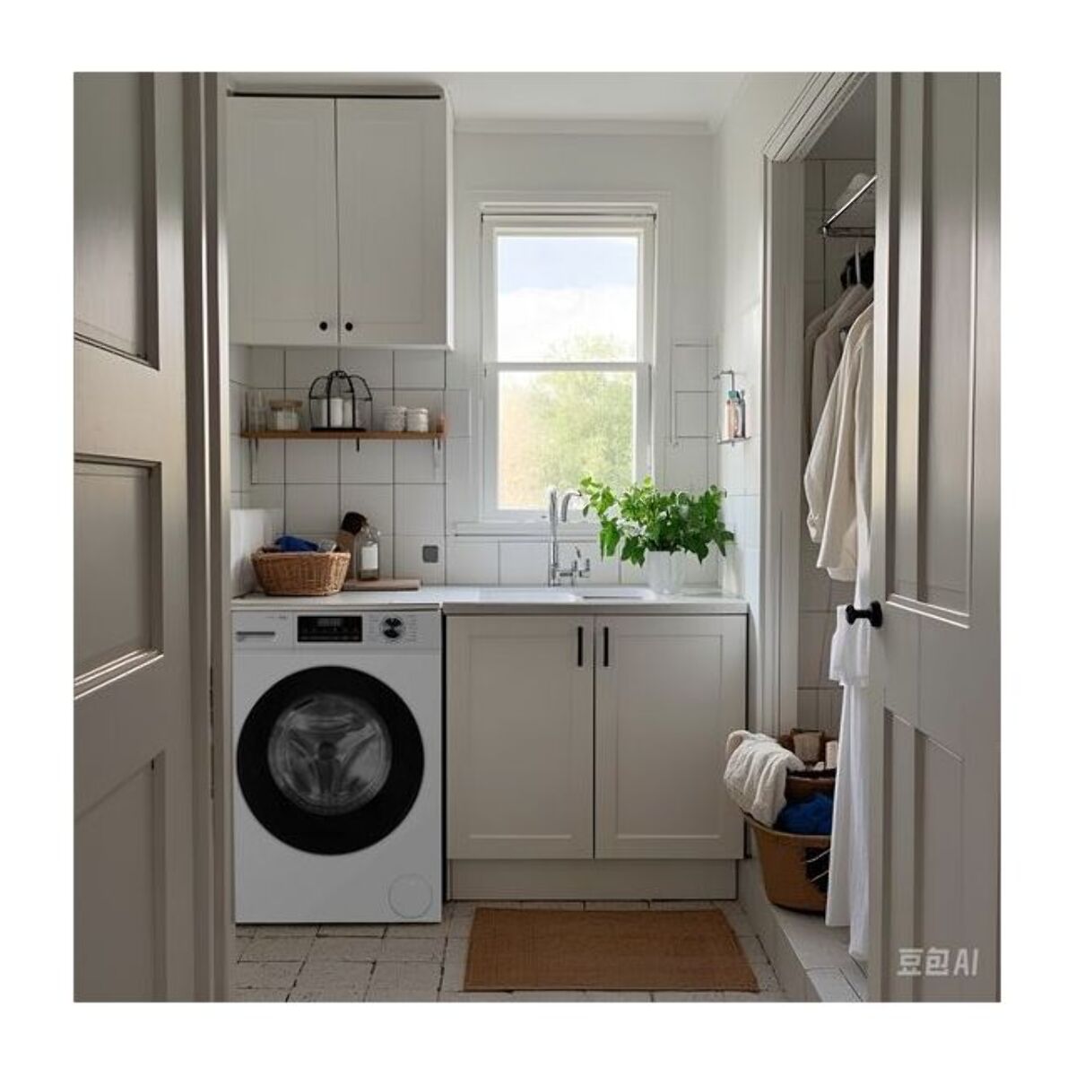 Lave linge hublot ESSENTIELB ELF814-5b - 8 kg - 1400 tr/min - Classe A - Moteur induction
