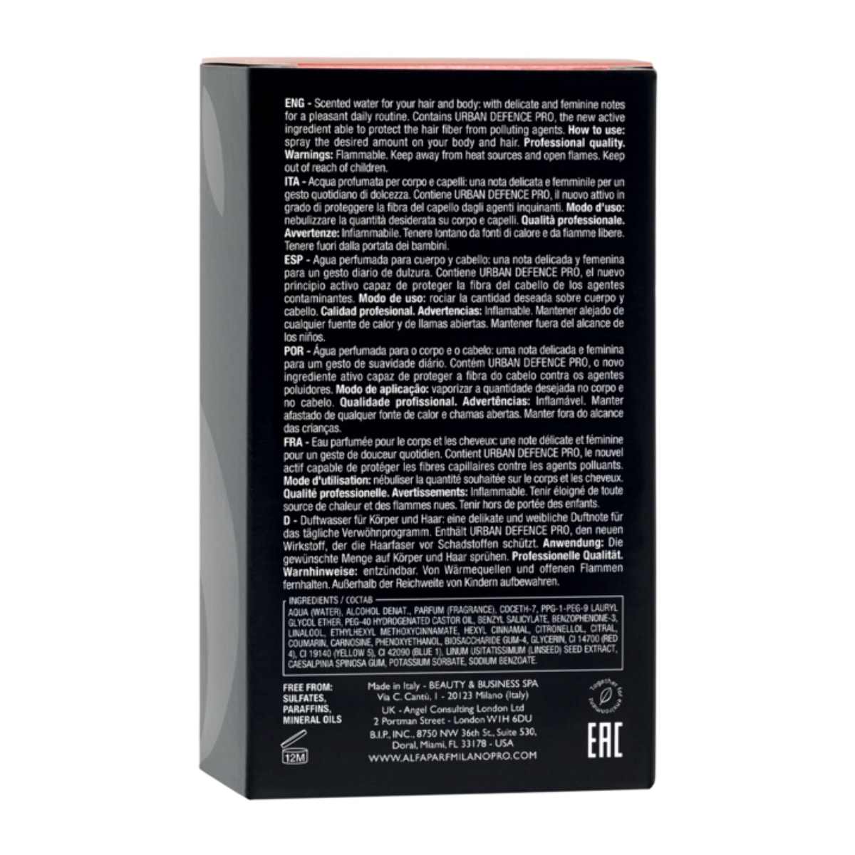 ALFAPARF MILANO Semi Di Lino Sublime Water 50ml