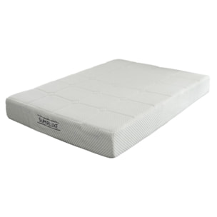 Matelas Superluxe | Gel, et mémoire de forme Thermo-viscoélastique alvéolée | Technologie Outlast rafraîchissante | Déhoussable