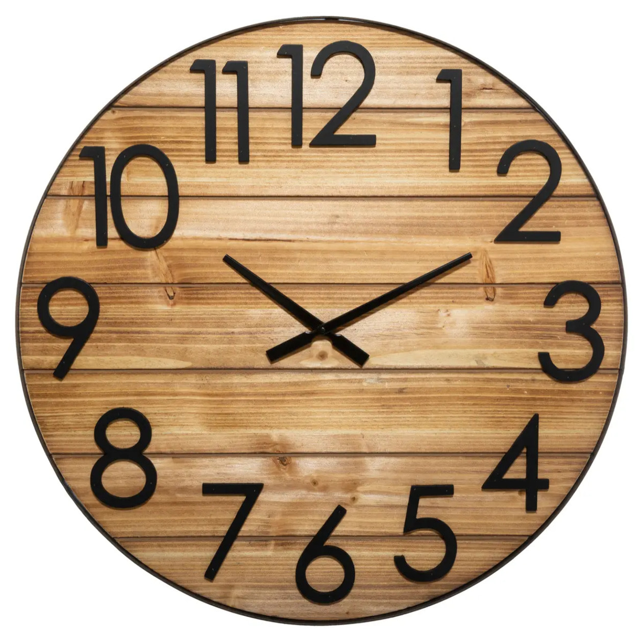 Horloge "Abby" - bois D70 cm