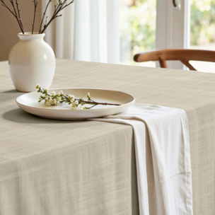 Nappe en résine anti-taches Beige Medio